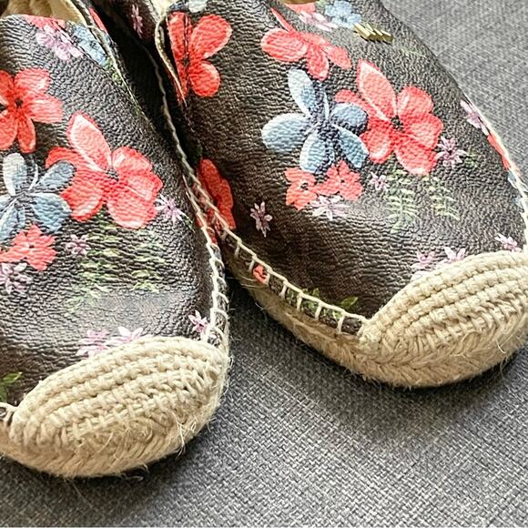 Michael Kors Floral Espadrilles - Brown and Multicolor Flats women size 8.5 - Picture 3 of 7